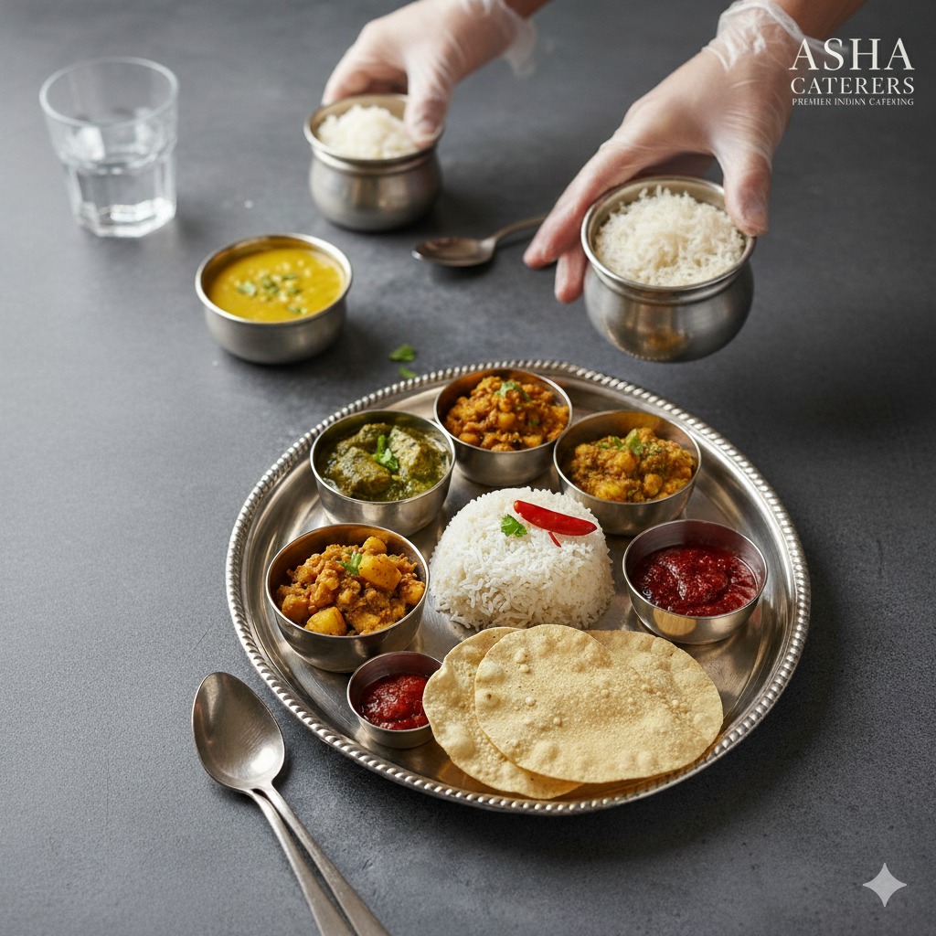 Elegant buffet setup